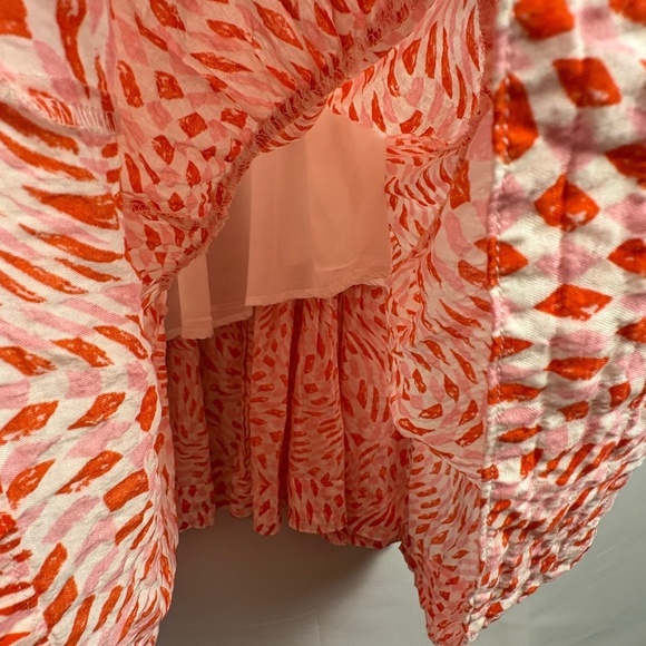 Fate Women Tiered Sleeveless Maxi Dress Sz M Babydoll Oversized Beachy Cut-out - Picture 9 of 16